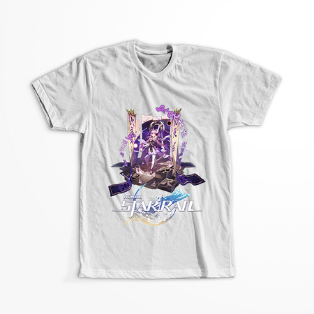 Koszulka Biała - Honkai Star Rail - Fu Xuan WYBIERZ KOLOR KOSZULKI I FASON