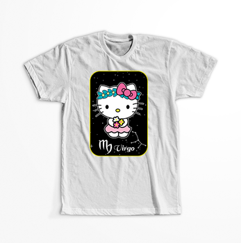 Koszulka Biała - Hello Kitty - WYBIERZ KOLOR KOSZULKI I FASON