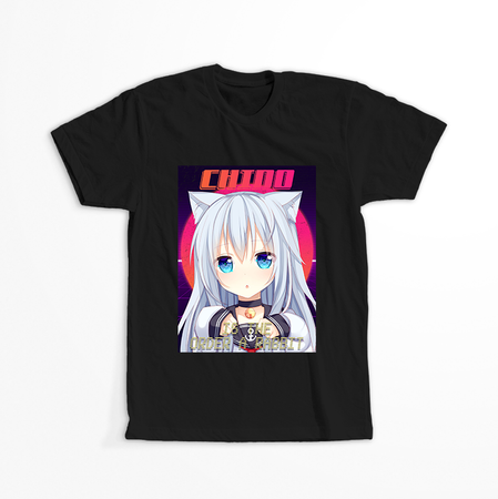 Koszulka Czarna - Is the Order a Rabbit?  - WYBIERZ KOLOR KOSZULKI I FASON