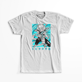 Koszulka Biała Naruto / Boruto - WYBIERZ KOLOR KOSZULKI I FASON