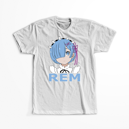 Koszulka Biała Re:Zero - WYBIERZ KOLOR KOSZULKI I FASON