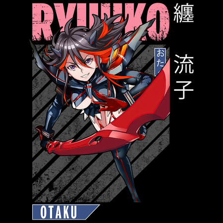 Koszulka Biała - Kill La Kill - WYBIERZ KOLOR KOSZULKI I FASON