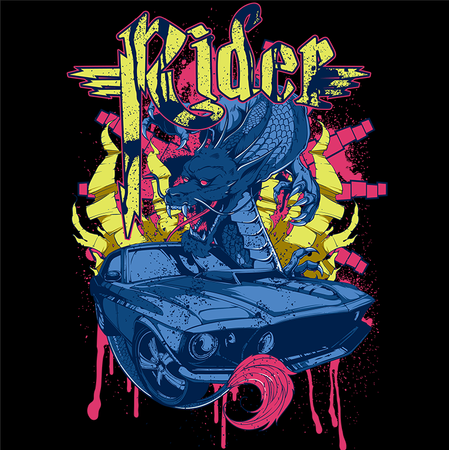 Torba z uszami z Rider smok