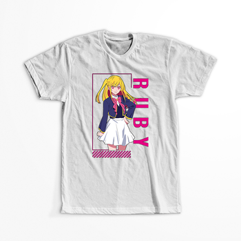 Koszulka Biała Oshi no Ko - WYBIERZ KOLOR KOSZULKI I FASON