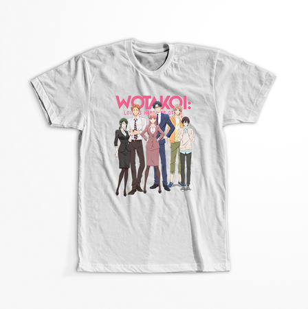 Koszulka Biała Wotakoi - WYBIERZ KOLOR KOSZULKI I FASON