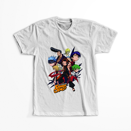 Koszulka Biała Shaman King WYBIERZ KOLOR KOSZULKI I FASON