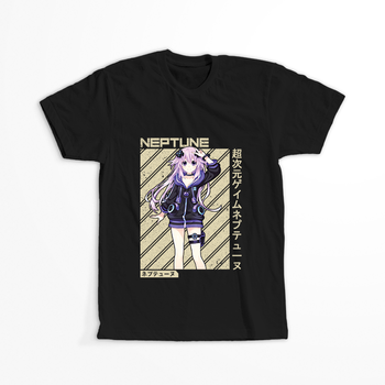 Koszulka Czarna Hyperdimension Neptunia - WYBIERZ FASON KOSZULKI