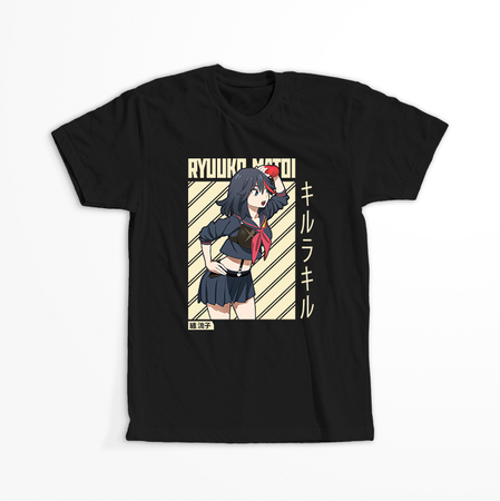 Koszulka Czarna - Kill La Kill - WYBIERZ KOLOR KOSZULKI I FASON