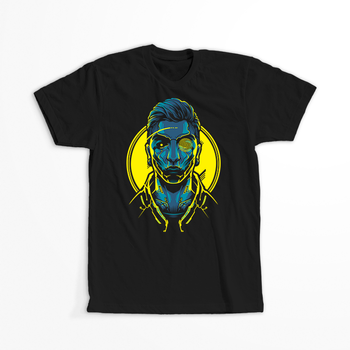 Koszulka Czarna Cyberpunk Edgerunners - WYBIERZ KOLOR KOSZULKI I FASON