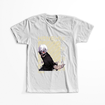 Koszulka Biała Tokyo Ghoul - WYBIERZ KOLOR KOSZULKI I FASON