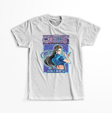 Koszulka Biała One Piece - WYBIERZ KOLOR KOSZULKI I FASON