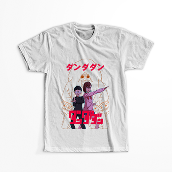 Koszulka Biała Dandadan - WYBIERZ FASON KOSZULKI