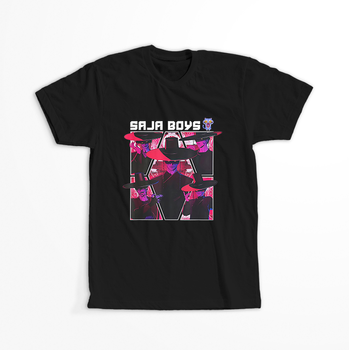 Koszulka Czarna KPop Demon Hunters WYBIERZ KOLOR KOSZULKI I FASON