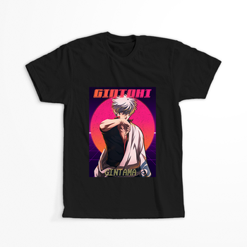 Koszulka Czarna Gintama WYBIERZ KOLOR KOSZULKI I FASON