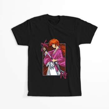 Koszulka Czarna Rurouni Kenshin WYBIERZ KOLOR KOSZULKI I FASON