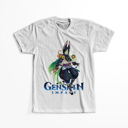 Koszulka Biała Genshin Impact - Tighnari - WYBIERZ KOLOR