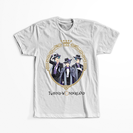 Koszulka Biała - Twisted Wonderland  OCTAVINELLE WYBIERZ KOLOR KOSZULKI I FASON
