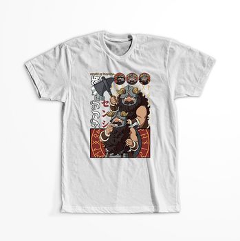 Koszulka Biała Delicious in Dungeon / Dungeon Meshi - WYBIERZ KOLOR KOSZULKI I FASON