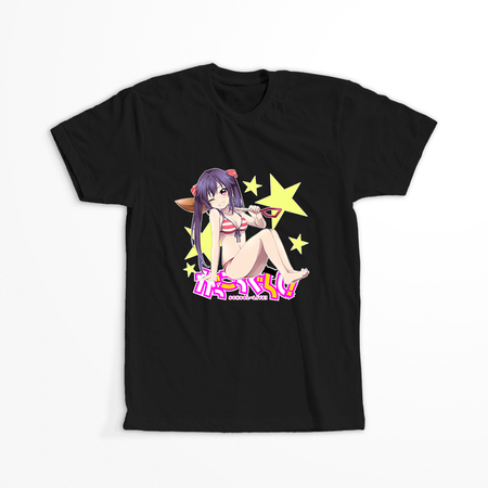 Koszulka Czarna Gakkou Gurashi! - WYBIERZ KOLOR KOSZULKI I FASON