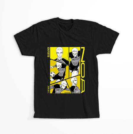 Koszulka Czarna - Blue Lock - WYBIERZ KOLOR KOSZULKI I FASON