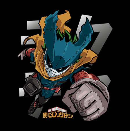 Koszulka Biała My Hero Academia / Akademia bohaterów - WYBIERZ KOLOR KOSZULKI I FASON