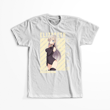 Koszulka Biała Seven Deadly Sins - WYBIERZ KOLOR KOSZULKI I FASON