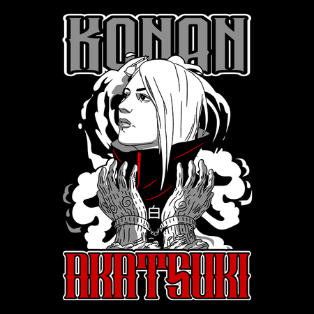 Koszulka Biała Naruto / Boruto - WYBIERZ KOLOR KOSZULKI I FASON