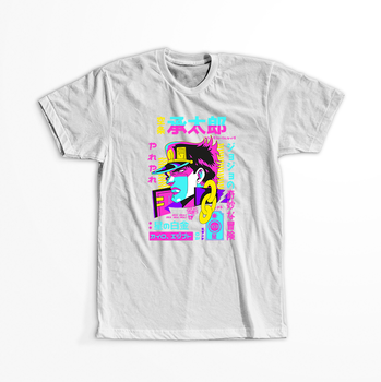 Koszulka Biała JOJO's Bizarre Adventure - WYBIERZ KOLOR KOSZULKI I FASON