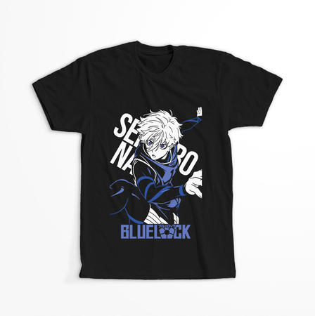 Koszulka Czarna - Blue Lock - WYBIERZ KOLOR KOSZULKI I FASON
