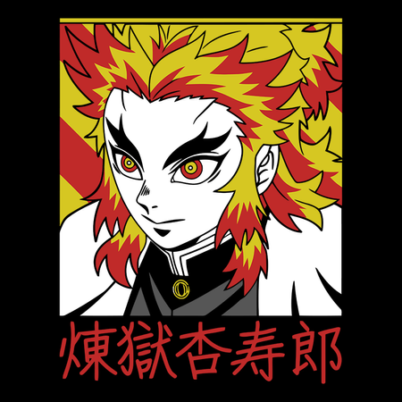 Koszulka Biała Demon Slayer / Kimetsu no Yaiba / Miecz zabójcy demonów - WYBIERZ KOLOR KOSZULKI I FASON