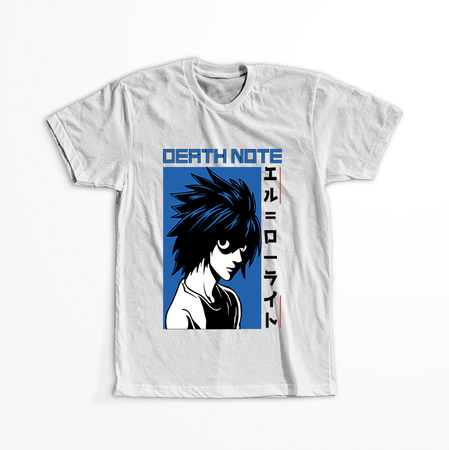 Koszulka Biała Death Note - WYBIERZ KOLOR KOSZULKI I FASON