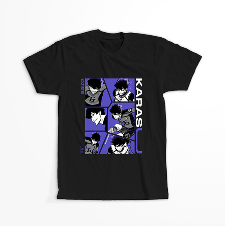 Koszulka Czarna - Blue Lock - WYBIERZ KOLOR KOSZULKI I FASON