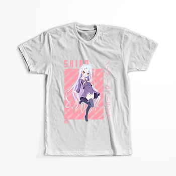 Koszulka Biała No Game No Life - WYBIERZ KOLOR KOSZULKI I FASON