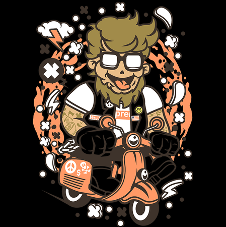 Koszulka Skuter WYBIERZ KOLOR KOSZULKI I FASON