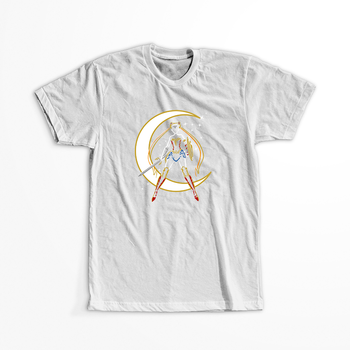 Koszulka Biała - Czarodziejka z księżyca / Sailor Moon - WYBIERZ KOLOR KOSZULKI I FASON