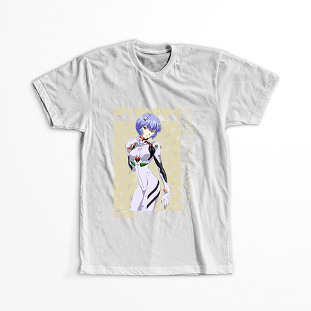 Koszulka Biała Neon Genesis Evangelion - WYBIERZ KOLOR KOSZULKI I FASON