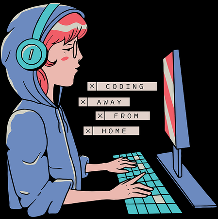 Torba z uszami z Coding