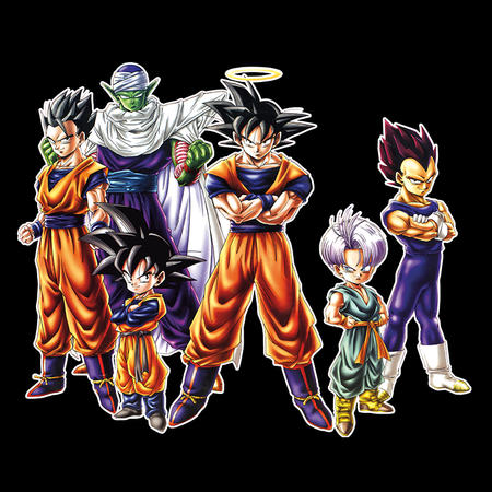 Koszulka Biała Dragon Ball - WYBIERZ KOLOR KOSZULKI I FASON