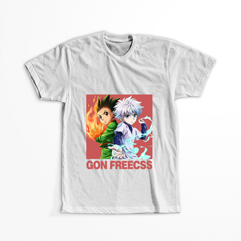 Koszulka Biała Hunter x Hunter WYBIERZ KOLOR KOSZULKI I FASON