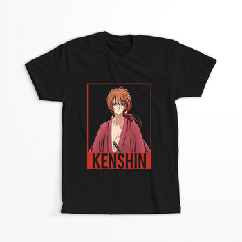 Koszulka Czarna Rurouni Kenshin WYBIERZ KOLOR KOSZULKI I FASON