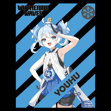 Koszulka Biała Wuthering Waves - WYBIERZ FASON I KOLOR KOSZULKI 