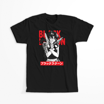 Koszulka Czarna - Black Lagoon - WYBIERZ KOLOR KOSZULKI I FASON