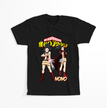 Koszulka Czarna My Hero Academia / Akademia bohaterów - WYBIERZ KOLOR KOSZULKI I FASON