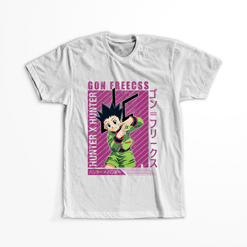 Koszulka Biała Hunter x Hunter WYBIERZ KOLOR KOSZULKI I FASON
