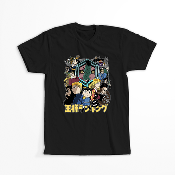 Koszulka Czarna - Ranking of Kings / Ousama Ranking - WYBIERZ KOLOR KOSZULKI I FASON