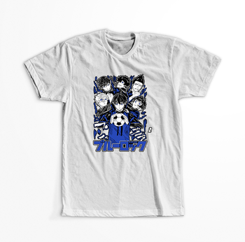 Koszulka Biała - Blue Lock - WYBIERZ KOLOR KOSZULKI I FASON