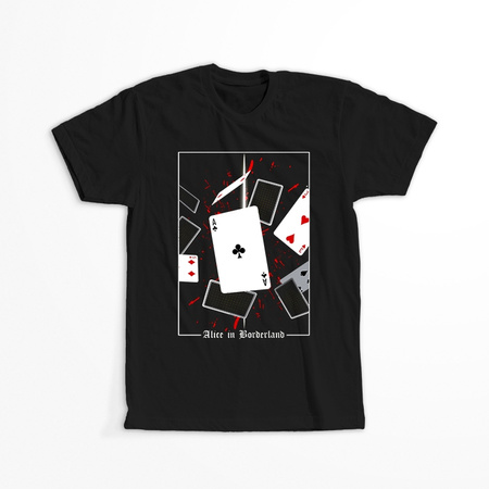Koszulka Czarna Alice in Borderland - WYBIERZ KOLOR KOSZULKI I FASON