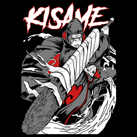 Koszulka Czarna Naruto / Boruto - WYBIERZ KOLOR KOSZULKI I FASON