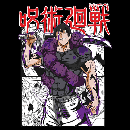 Koszulka Czarna Jujutsu Kaisen - WYBIERZ KOLOR KOSZULKI I FASON