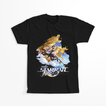 Koszulka  Czarna - Honkai Star Rail  - Sushang WYBIERZ KOLOR KOSZULKI I FASON